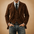 Men Jacket | Corduroy Design with Pockets for All Season