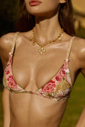 Menorca Bikini Top in Cherie