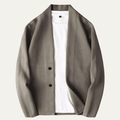 Men's Cardigan — Knit Button Front Tailored Fit Long Sleeve