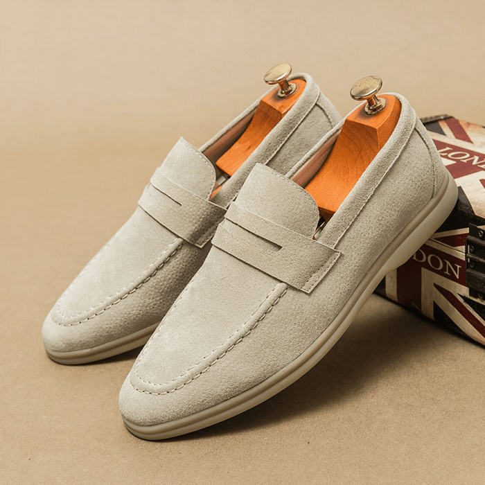 Men's Classic Fit Slip-On Loafers — Timeless Style