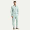 Men's Clothing Set — Loose Fit Long Sleeve Button Closure