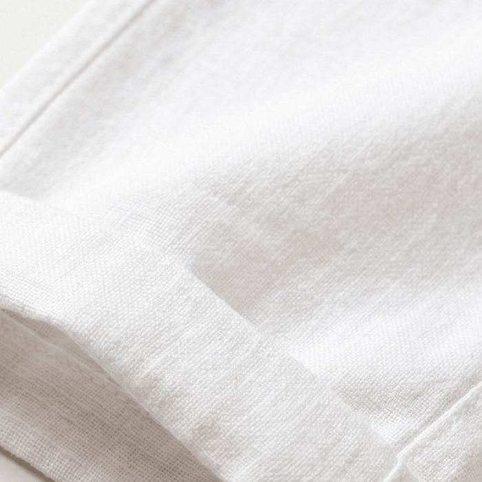 Men's Linen Trousers - Straight Leg Full Length Classic Fit