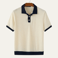 Men's Polo Shirt — Regular Fit Short Sleeve Button Closure