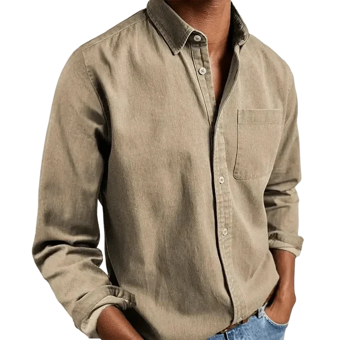 Men's Shirt — Straight Fit Standard Length Classic Cut