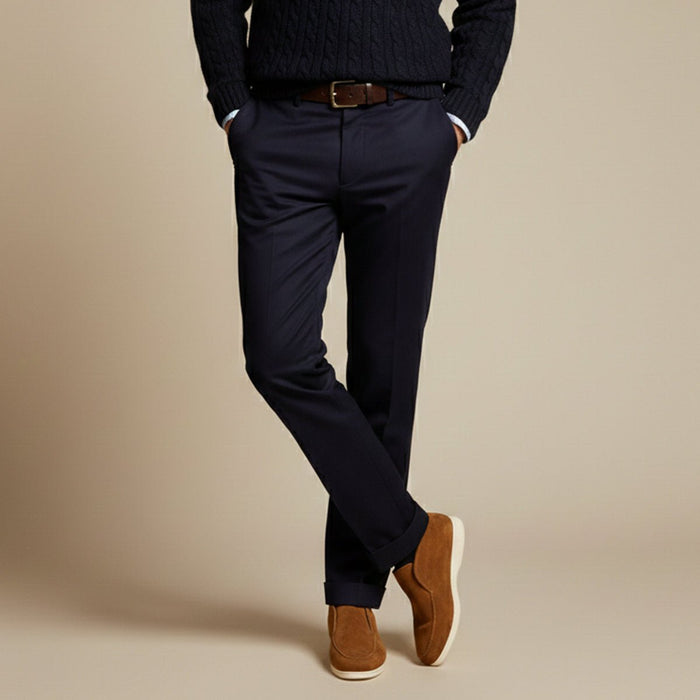 Men's Slip-On Loafers — Minimalist Clean Design