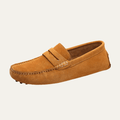 Men's Slip-On Loafers — Moccasin Stitching Low Profile