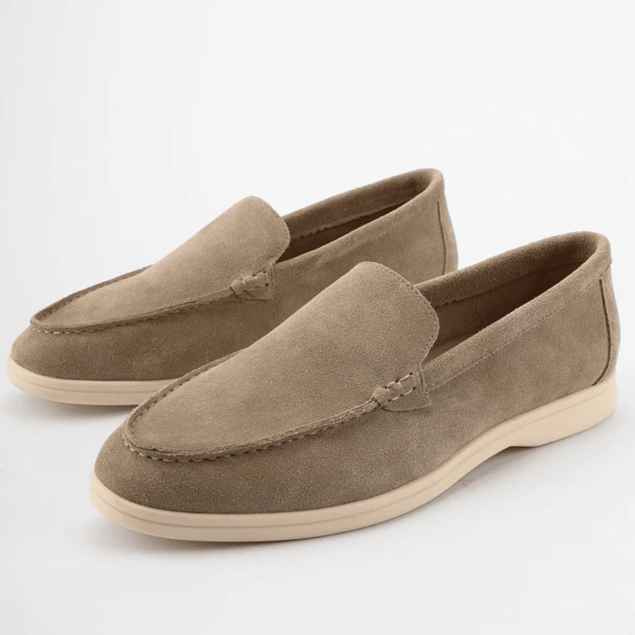 Men's Slip-On Loafers — Round Toe & Soft Sole