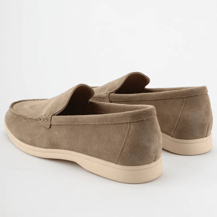 Men's Slip-On Loafers — Round Toe & Soft Sole