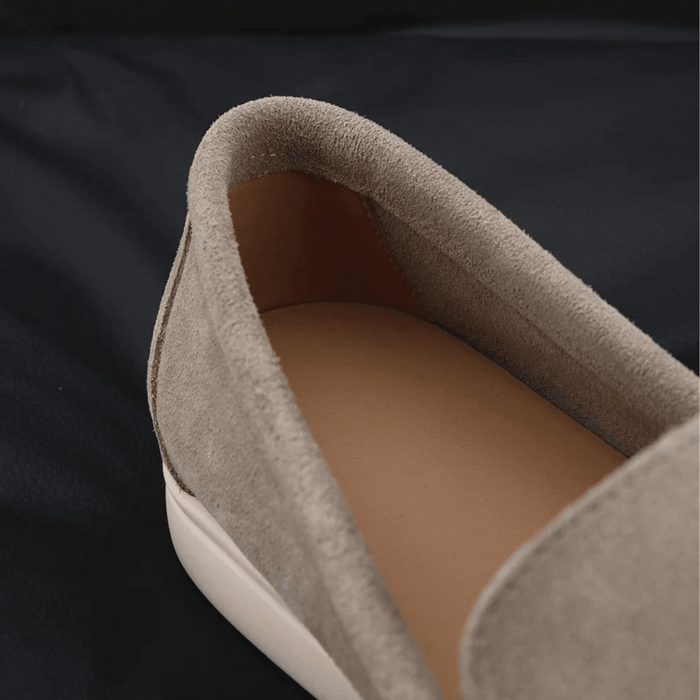 Men's Slip-On Loafers — Round Toe & Soft Sole