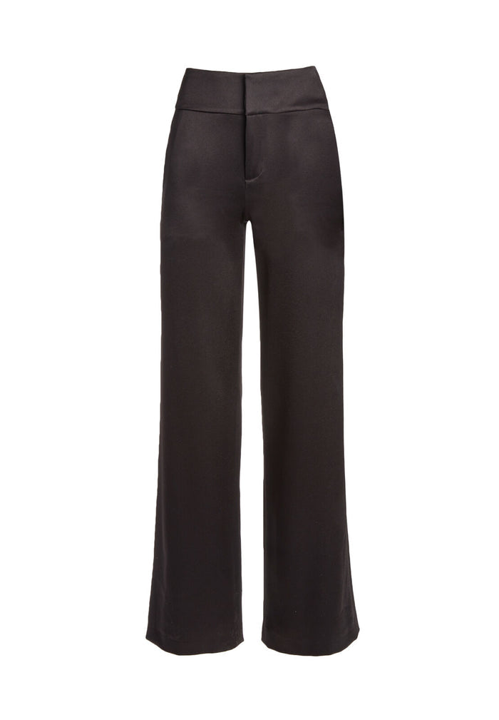 MERITT HW CLEAN PANT - BLACK
