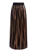 MIKAELA METALLIC  MIDI SKIRT - GOLD MULTI