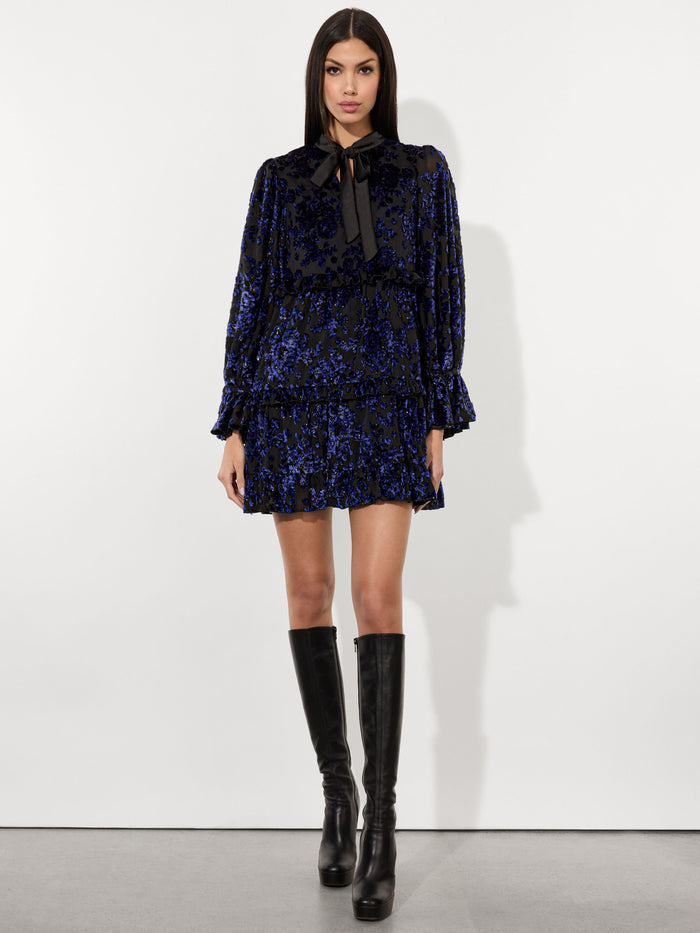 MORANNE TUNIC DRESS - MIDNIGHT BLUE