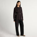May-Li | Nara Tie-Front Knit Sweater in Size Small