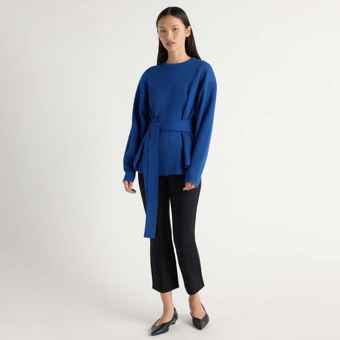 Nara Tie-Front Knit Sweater