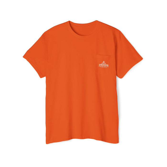Need Prayer? Tap My Shoulder Pocket Tee — Faith-Based Christian Graphic T-Shirt