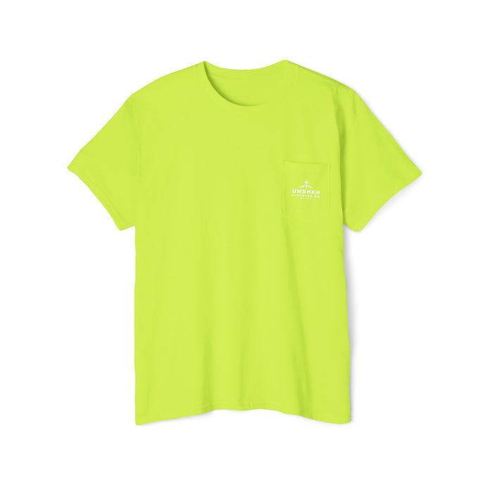 Need Prayer? Tap My Shoulder Pocket Tee — Faith-Based Christian Graphic T-Shirt
