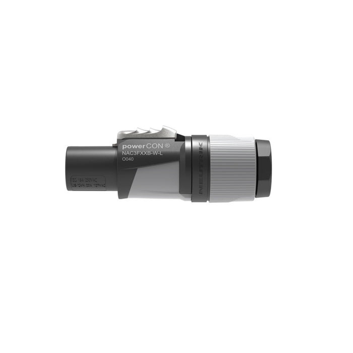 Neutrik Professional PowerCON "OUT" Connector Gray NAC3FXXB-W-L  (For 10 - 16 mm cable)