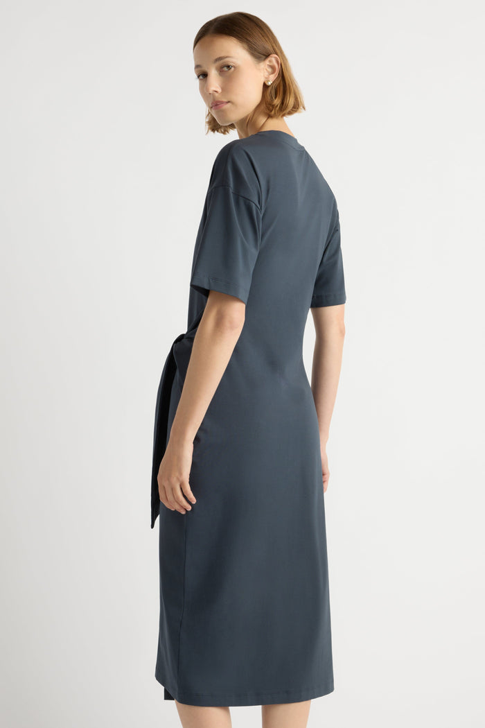 Mali | Noa Organic Cotton T-Shirt Wrap Dress in Size Small