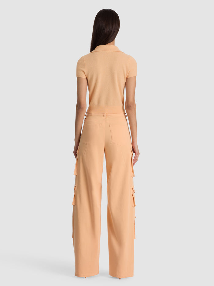 OLYMPIA CARGO PANT - LIGHT PEACH