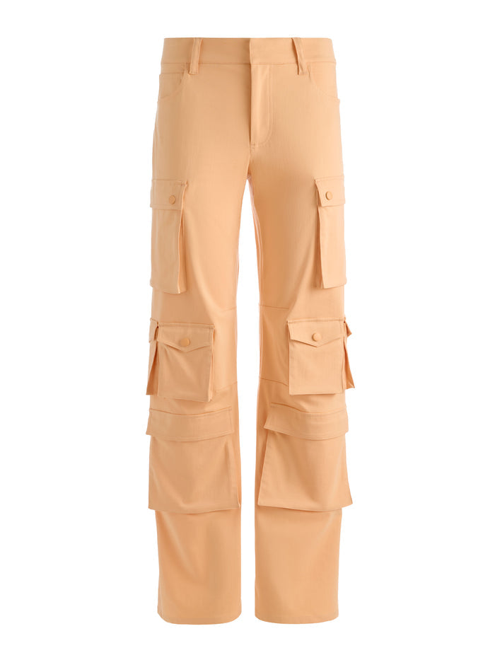 OLYMPIA CARGO PANT - LIGHT PEACH