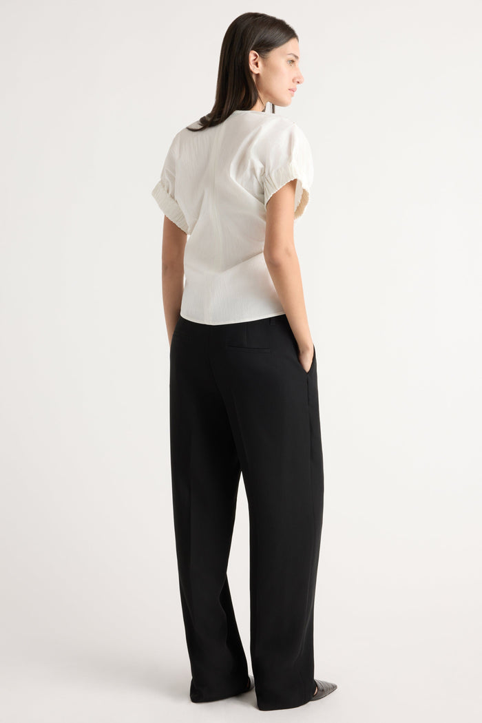 Karolina | Orion Double-Pleated Tailored Pant in Size Small