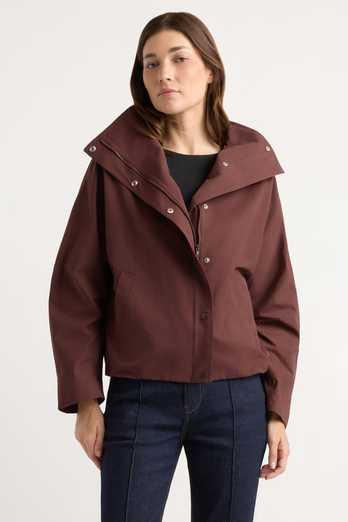 Renée | Padma Two-Way Zip Collared Jacket in Size Small