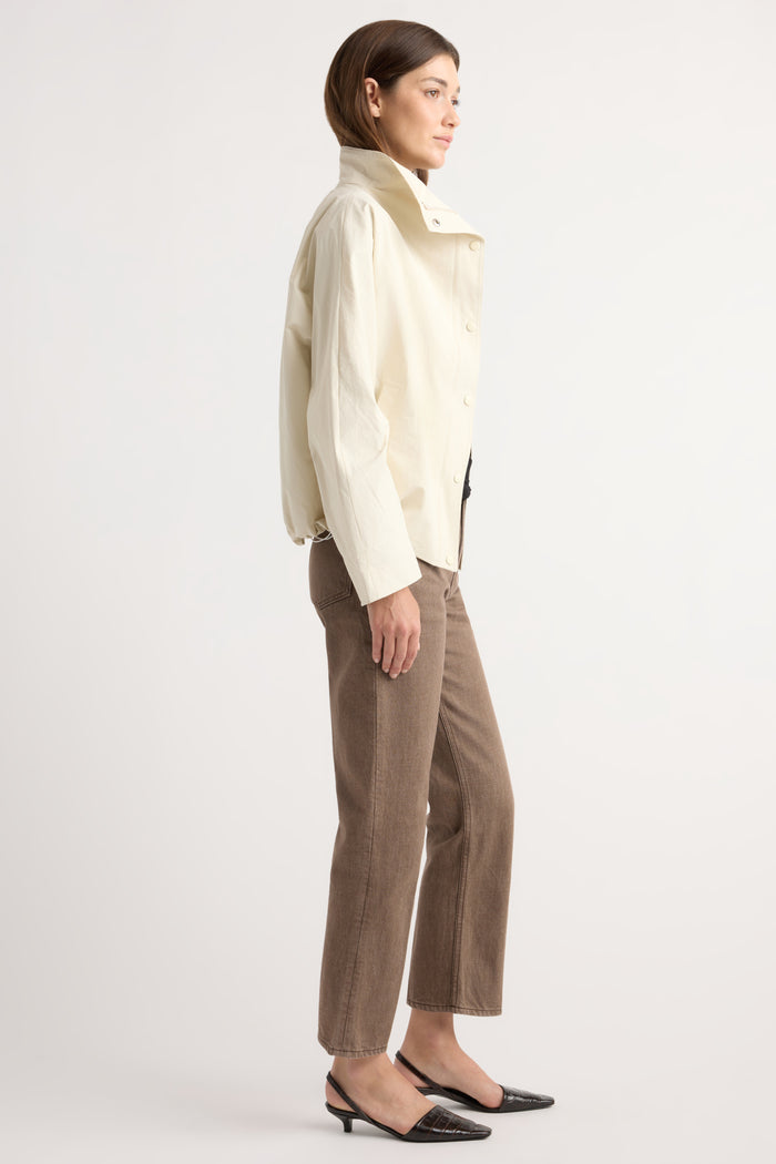 Renée | Padma Two-Way Zip Collared Jacket in Size Small