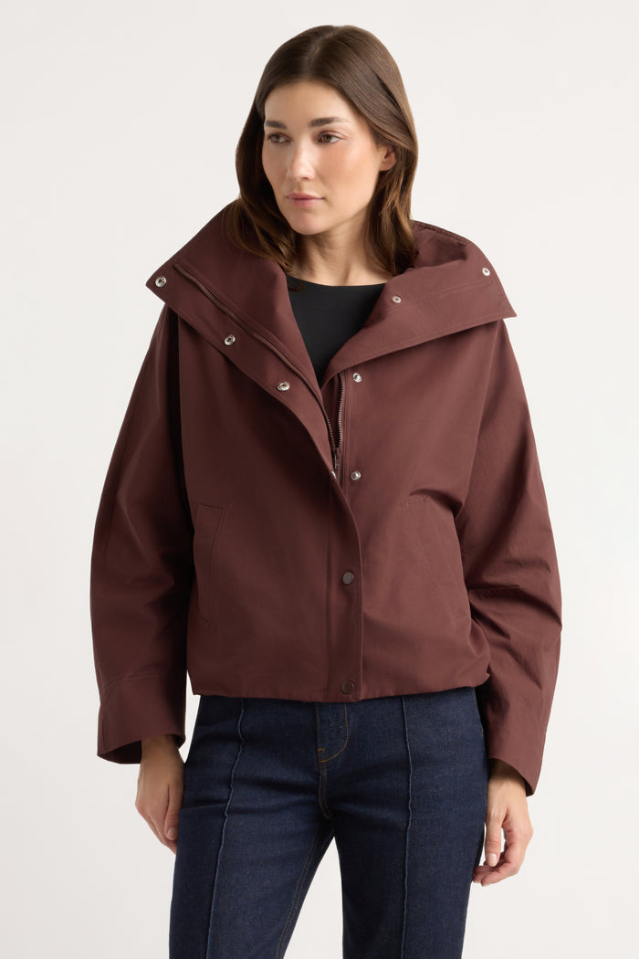 Renée | Padma Two-Way Zip Collared Jacket in Size Small