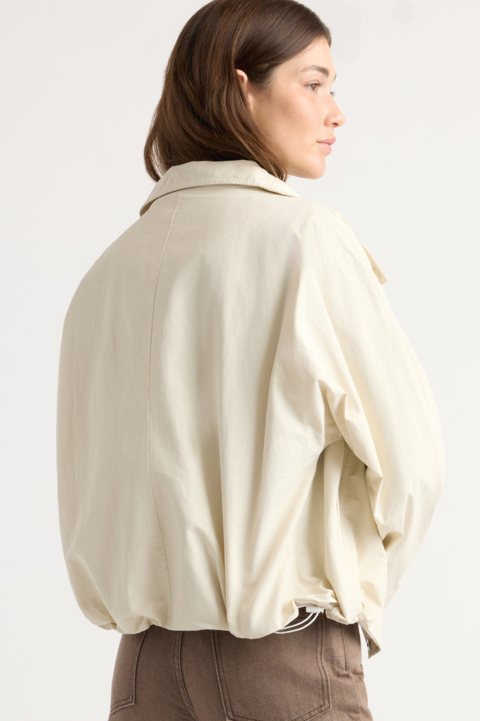 Renée | Padma Two-Way Zip Collared Jacket in Size Small