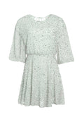 PALMIRA EMBELLISHED MINI DRESS - VENUS BLUE