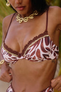 Paros Bikini Top in Zavanna