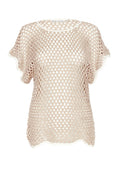 PENELOPE CAPE SWTR - NUDE/WHITE