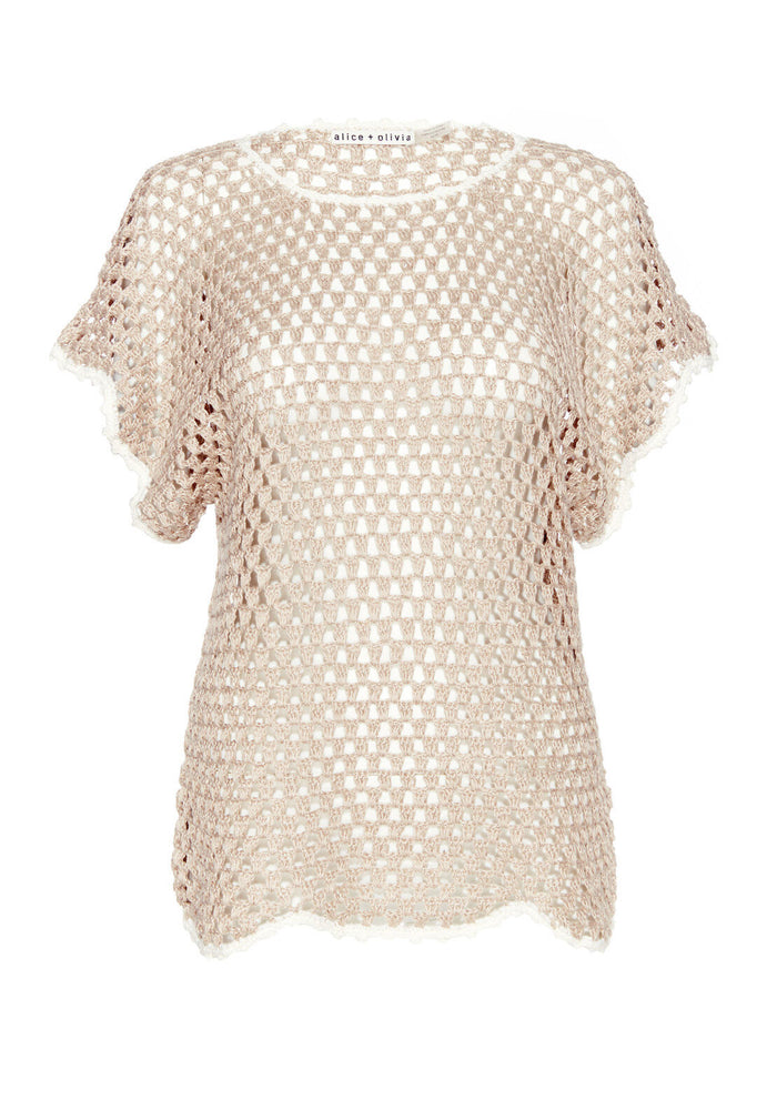 PENELOPE CAPE SWTR - NUDE/WHITE
