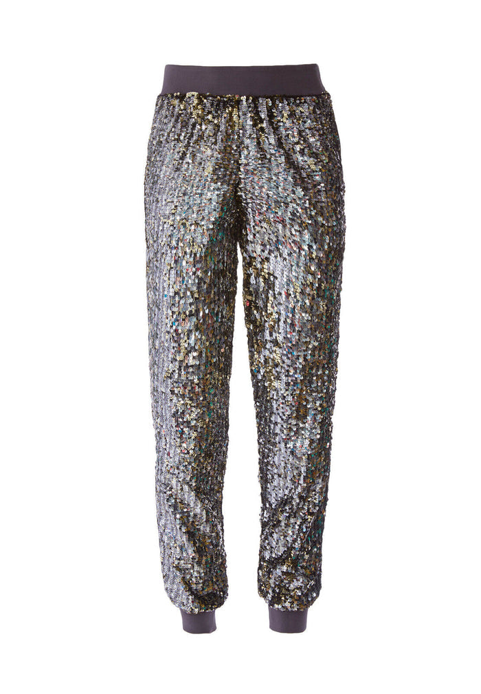 PETE EMBELL SWEATPANTS - ANTIQUE SILVER