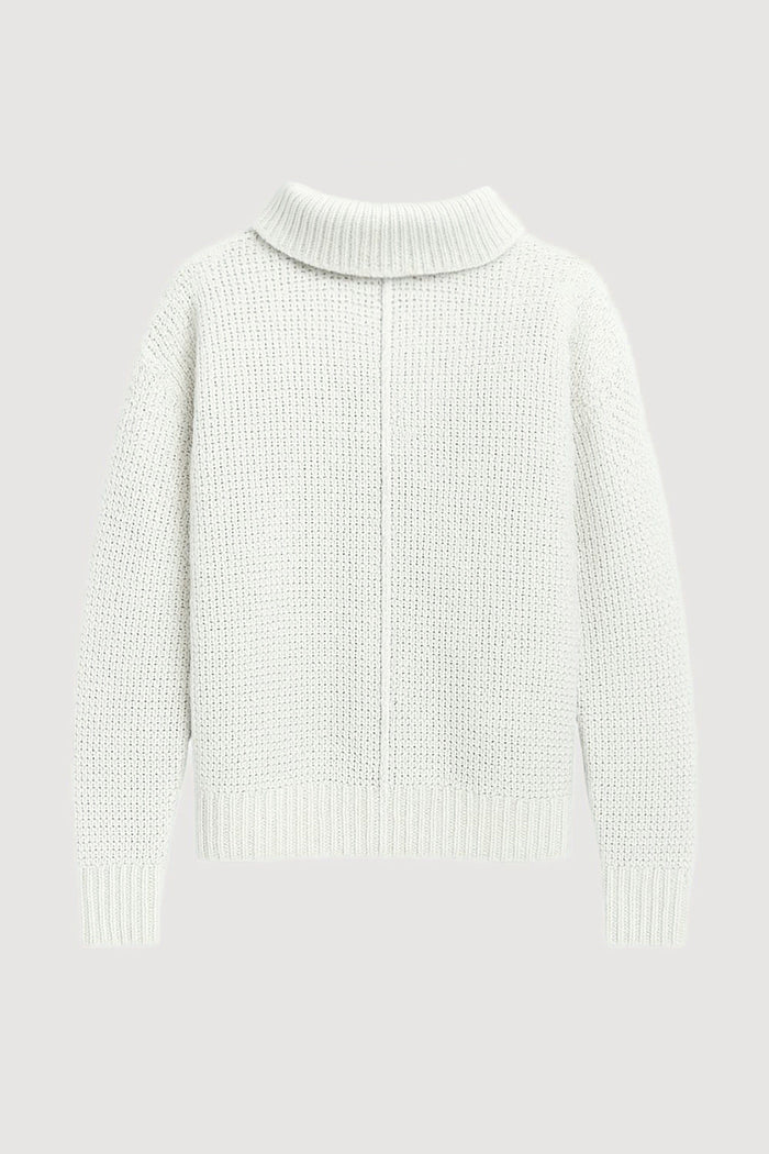 Charlotte | Petra Oversized Textured-Knit Sweater in Size Small - Flat