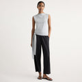 Isilda | Paula Stretch-Waist Organic Cotton Pant in Size Extra Small