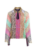 PRIJA MNDRIN CLR FLR SLV BLOUS - JASMINE STRIPE MULTI