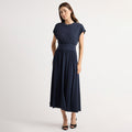 Renée | Prima Jersey Midi Dress in Size Small