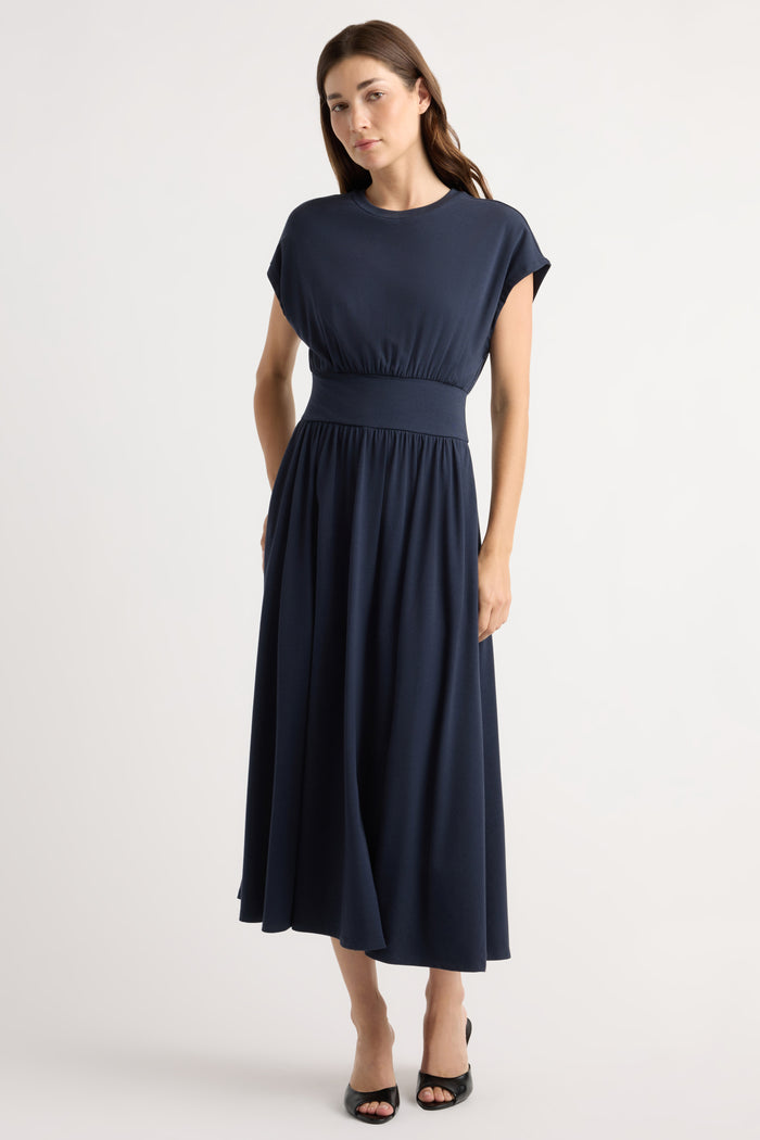 Renée | Prima Jersey Midi Dress in Size Small