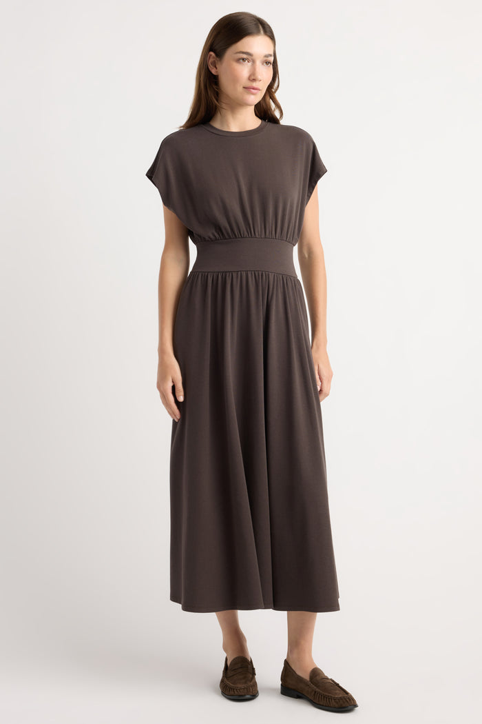 Renée | Prima Jersey Midi Dress in Size Small