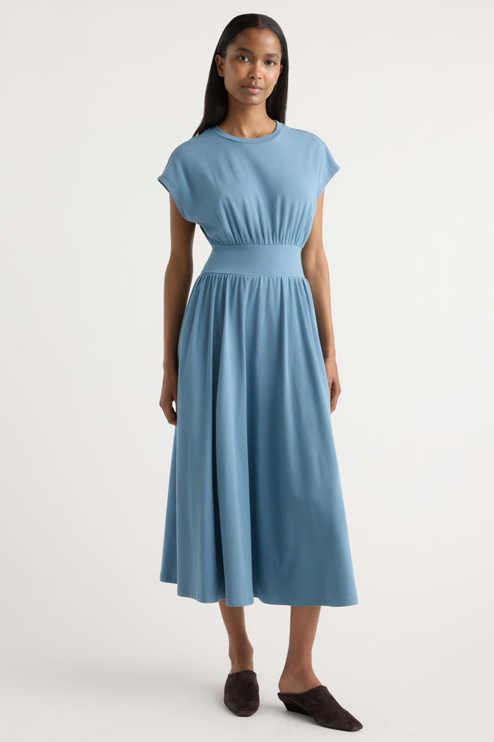 Isilda | Prima Jersey Midi Dress in Size Extra Small