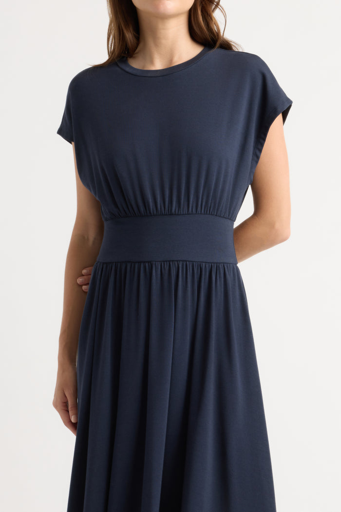 Renée | Prima Jersey Midi Dress in Size Small