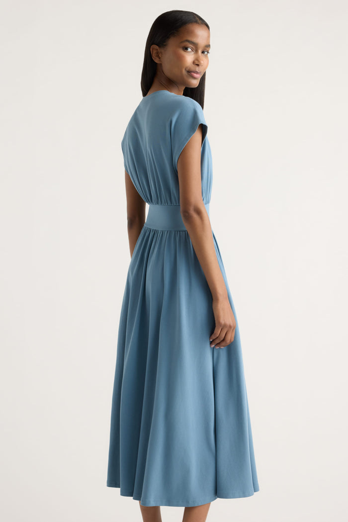 Isilda | Prima Jersey Midi Dress in Size Extra Small