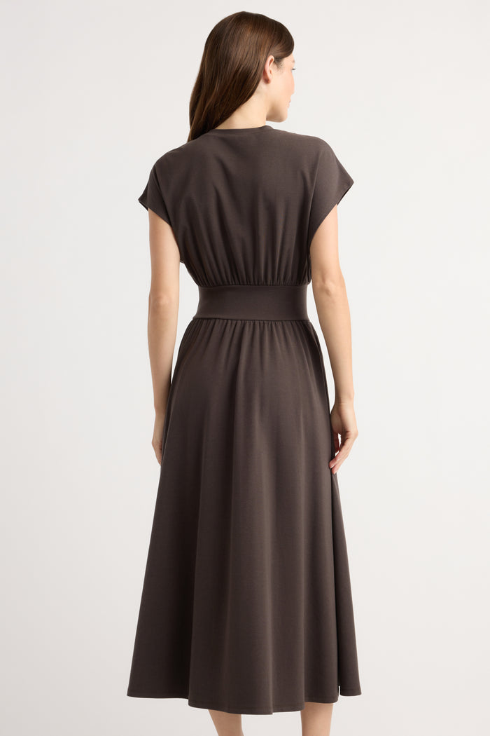 Renée | Prima Jersey Midi Dress in Size Small