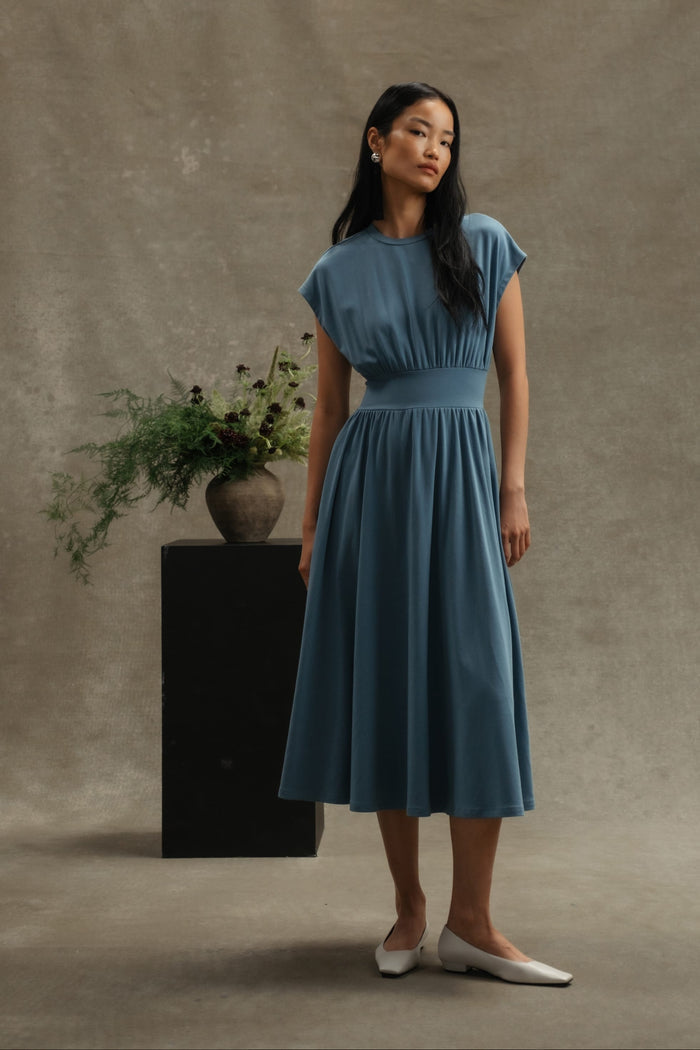 Diana  |  Prima Jersey Midi Dress in Size Small