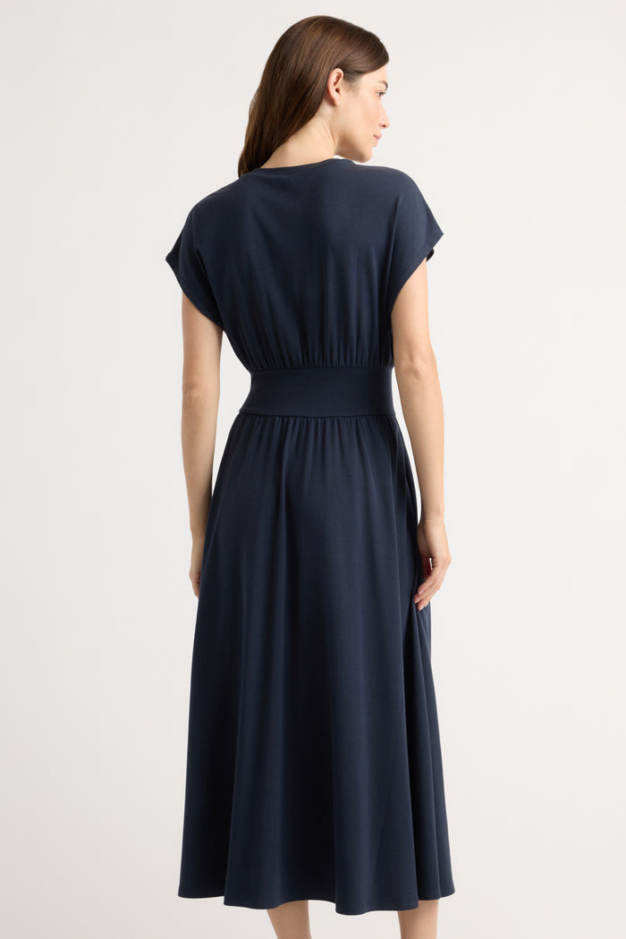 Renée | Prima Jersey Midi Dress in Size Small