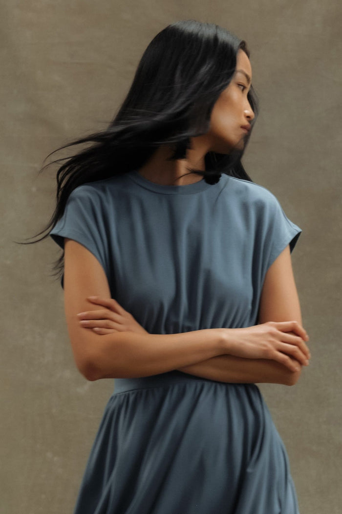 Diana  |  Prima Jersey Midi Dress in Size Small