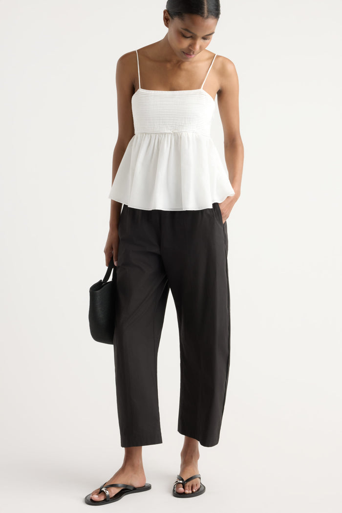 Isilda | Priya Stretch-Waist Barrel-Leg Pant in Size Extra Small
