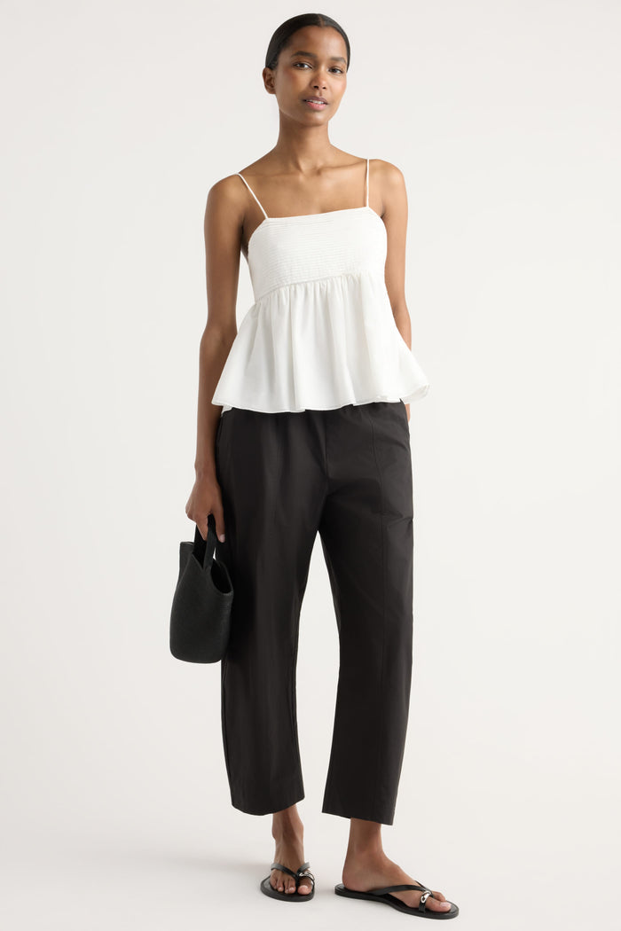 Isilda | Priya Stretch-Waist Barrel-Leg Pant in Size Extra Small