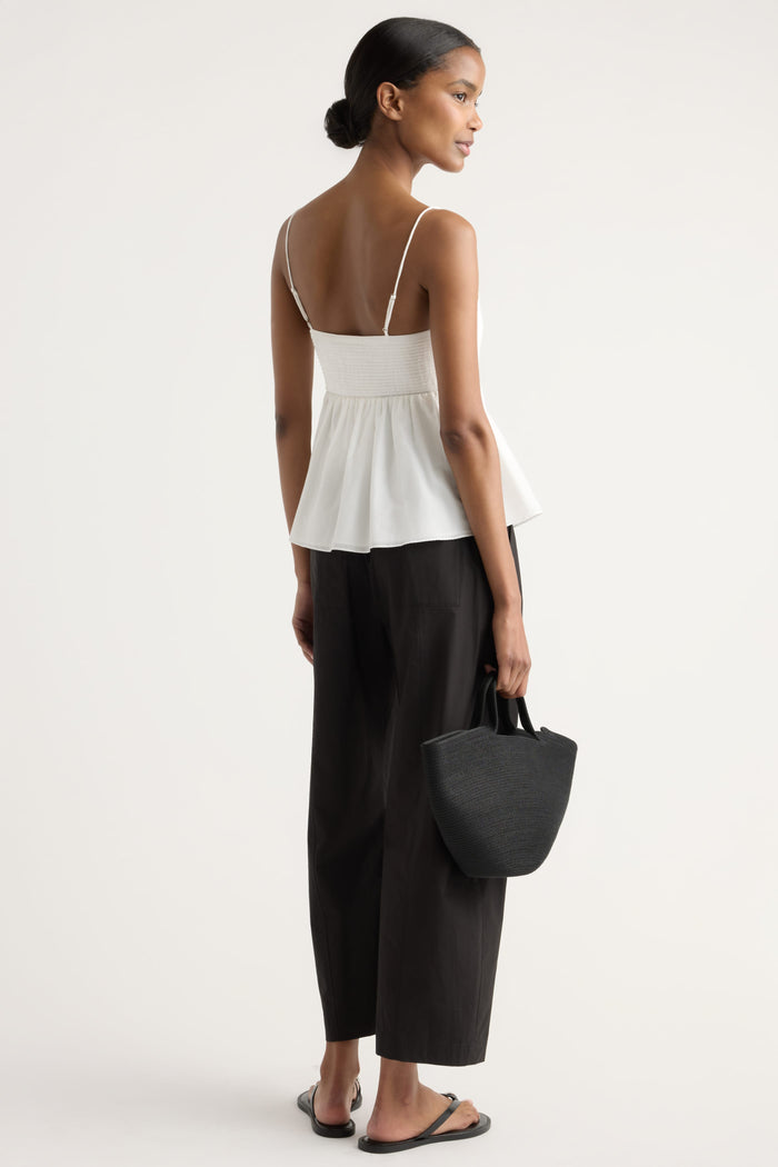 Isilda | Priya Stretch-Waist Barrel-Leg Pant in Size Extra Small